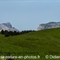 A gauche le Grand Veymont,à droite le Mont Aiguille... (PV98)