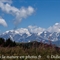 Vue sur le Mont Blanc depuis Les Saisies...